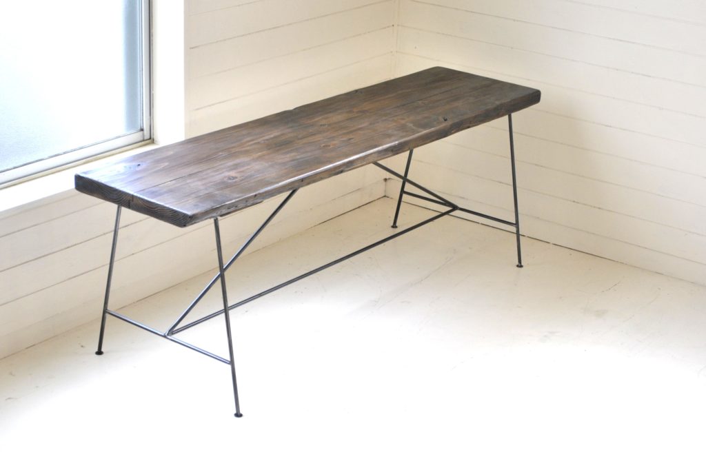 鉄　シャビー　レトロ　クロカワ　大阪　DIY オーダーメイド　家具　門扉　手作り　アンティーク　ハンドメイド　鉄脚　近畿　アイアン